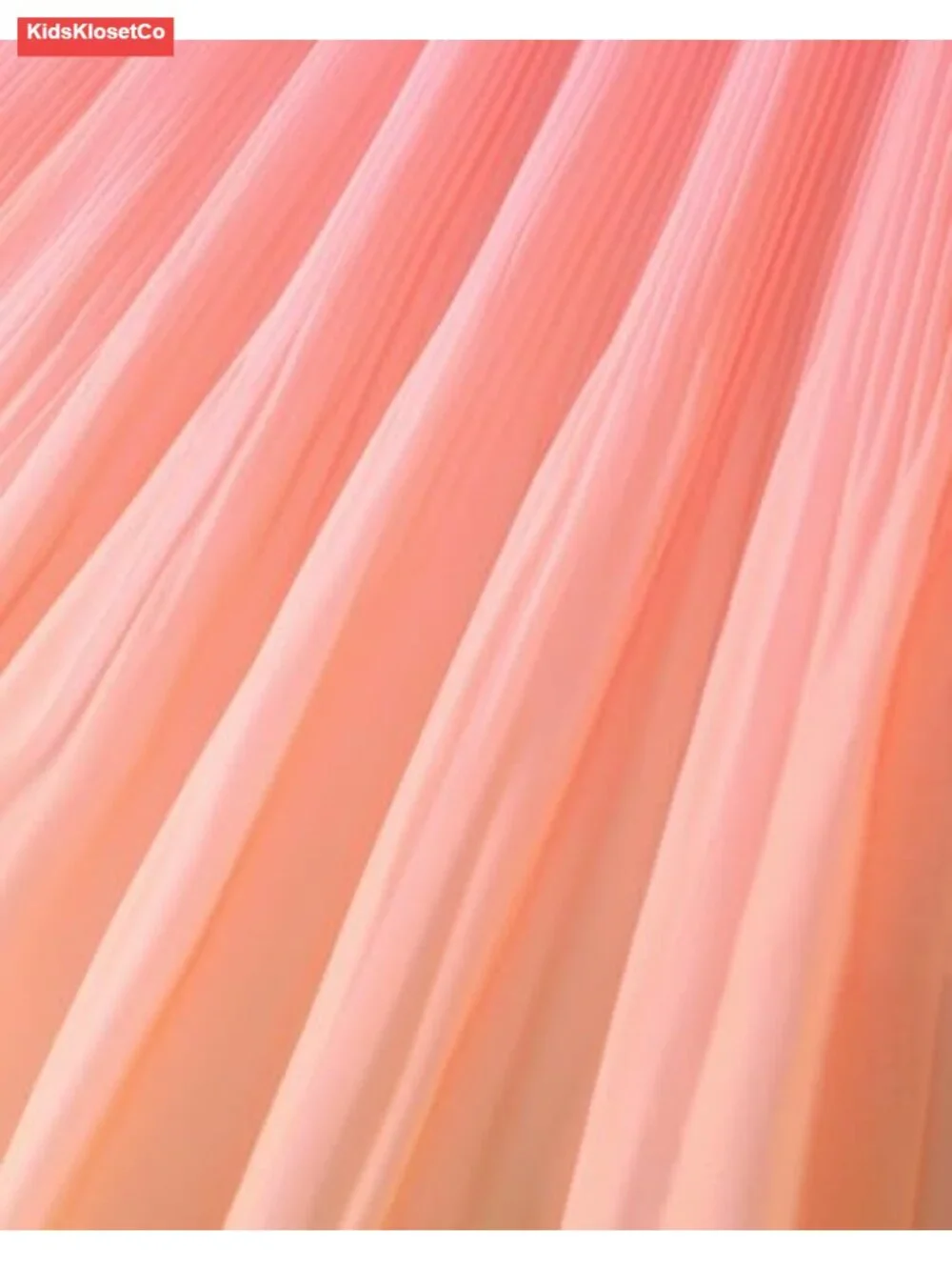 Toddler Girl Tulle Ombre Halter Sundress - Sleeveless A-Line Princess Dress